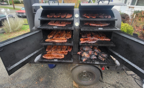 chef grilling bbq